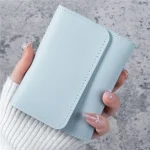 portefeuille femme bleu